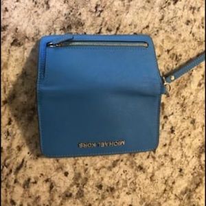 Michael Kors Blue Wallet